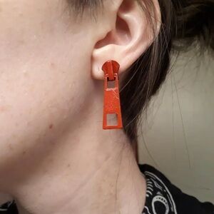 Unique Zipper style earrings